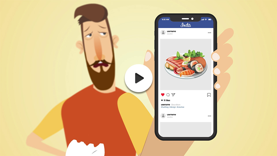 Food Master app explainer video